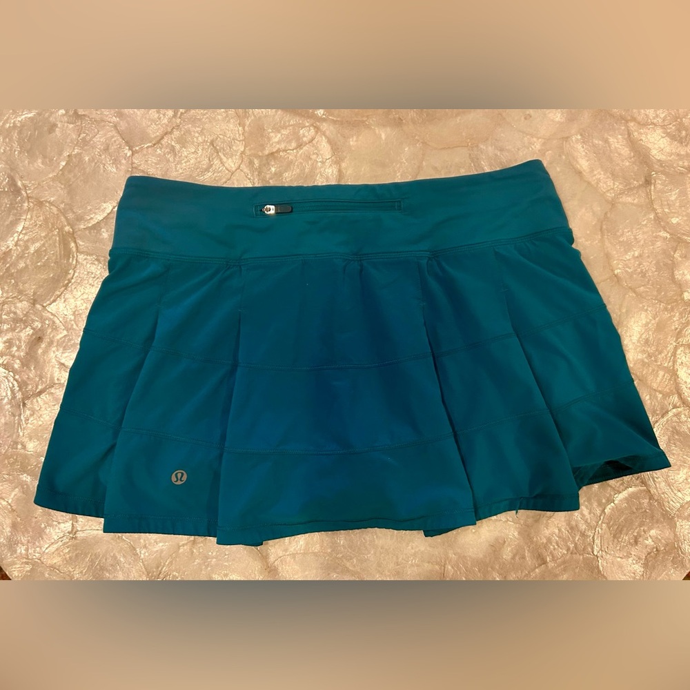 Lululemon Blue Pace Rival Skirt